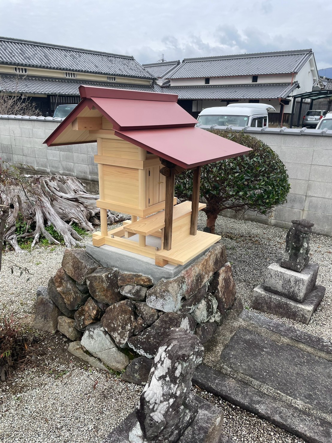 【施工事例：祠造営】奈良県御所市　ホホ間神社
